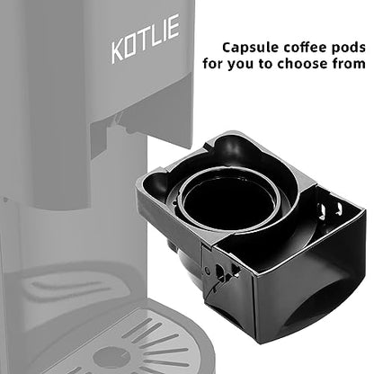KOTLIE Coffee Pod Multi Capsule Coffee Machine Accessories for nespresso（Black）