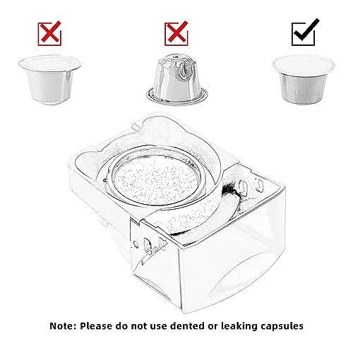 KOTLIE Coffee Pod Multi Capsule Coffee Machine Accessories for nespresso（Black）