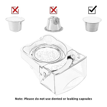 KOTLIE Coffee Pod Multi Capsule Coffee Machine Accessories for nespresso（Black）