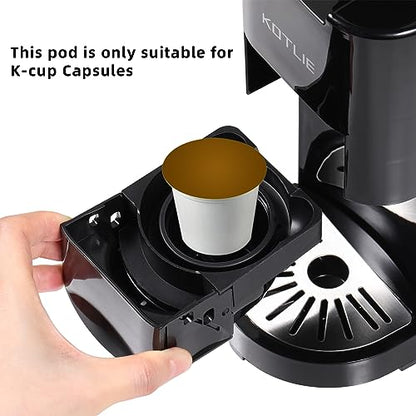 KOTLIE Coffee Pod Multi Capsule Coffee Machine Accessories for nespresso（Black）