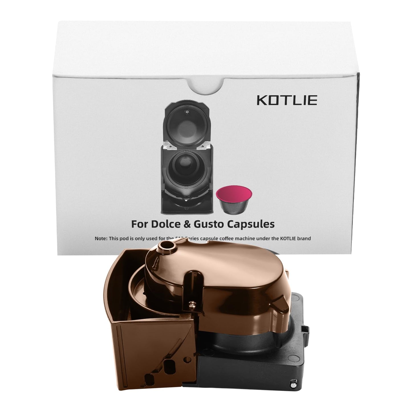 KOTLIE Coffee Pod Multi Capsule Coffee Machine Accessories for nespresso（Black）