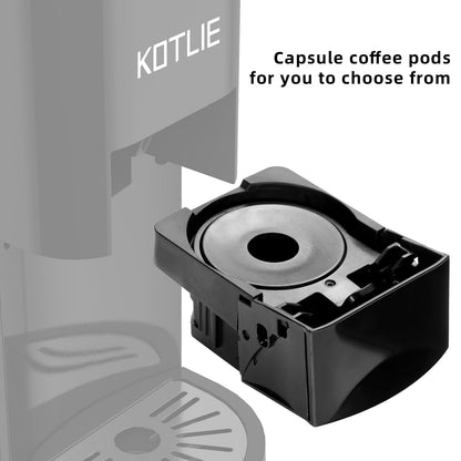 KOTLIE Coffee Pod Multi Capsule Coffee Machine Accessories for nespresso（Black）