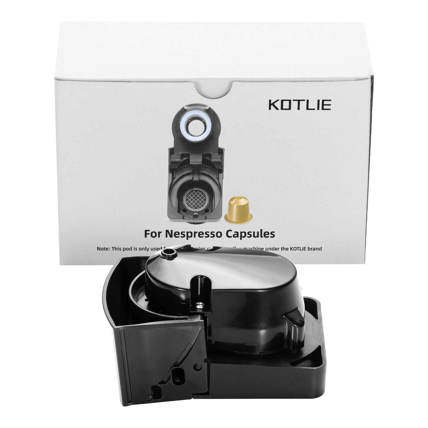 KOTLIE Coffee Pod Multi Capsule Coffee Machine Accessories for nespresso（Black）