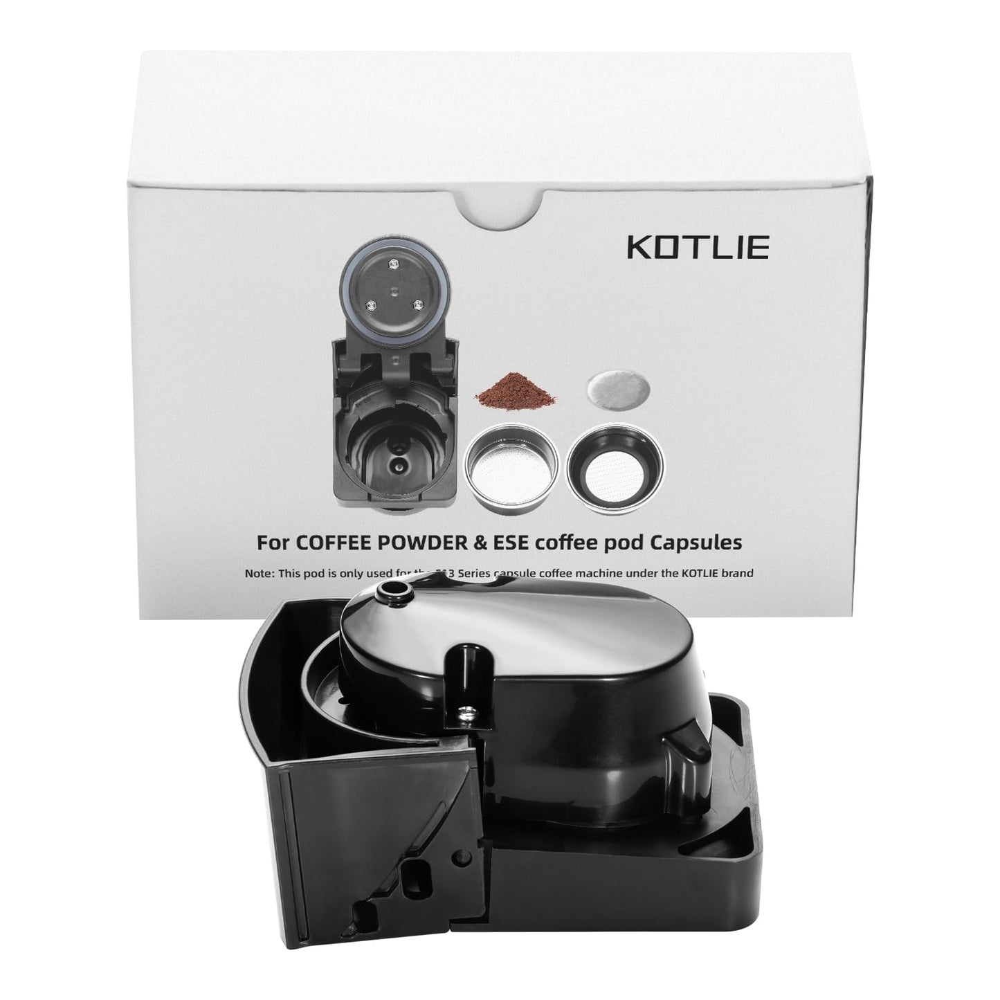 KOTLIE Coffee Pod Multi Capsule Coffee Machine Accessories for nespresso（Black）