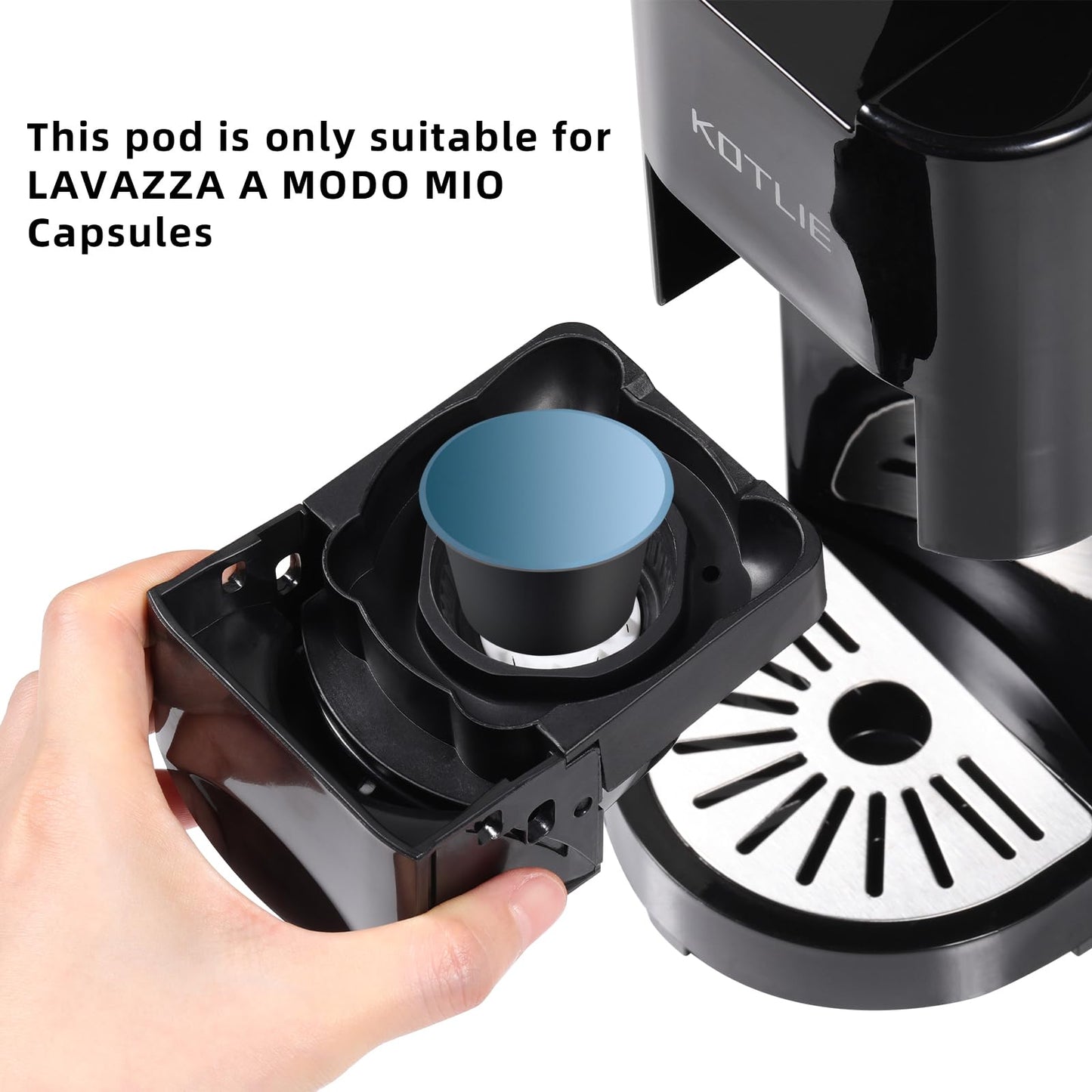 KOTLIE Coffee Pod Multi Capsule Coffee Machine Accessories for nespresso（Black）