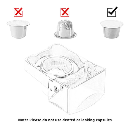 KOTLIE Coffee Pod Multi Capsule Coffee Machine Accessories for nespresso（Black）